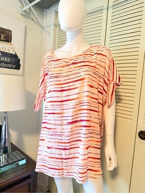 APT. 9 Cold-Shoulder High-Low Top PLUS SIZE 3x